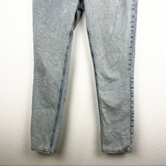 ANINE BING Frida Jean in Storm Light Acid Wash, Exposed Buttonfly - Picture 6 of 11